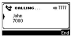 AUDIOCODES 405 - Making a Call on an Extension Line - 2