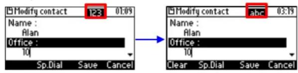 AUDIOCODES 405 - To enter a symbol such as a period (full stop): - 1