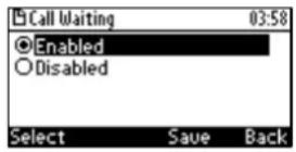 AUDIOCODES 405 - Enabling Call Waiting - 1