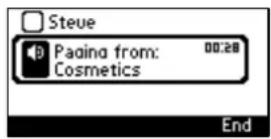 AUDIOCODES 405 - Receiving an Incoming Paging Call - 4