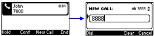AUDIOCODES 405 - Semi- Attended Transfer - 2