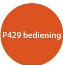P429 bediening