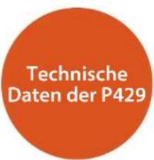 Technische Daten der P429