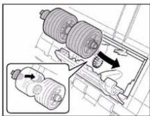 CANON imageFORMULA DR-S130 - Austauschen der Einzugsrolle - 3
