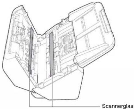 CANON imageFORMULA DR-S130 - Reinigung des Scannerglases und der Rollen - 2