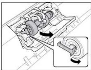 CANON imageFORMULA DR-S130 - Austauschen der Verzögerungsrolle - 2