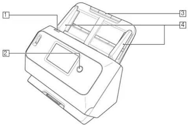 CANON imageFORMULA DR-S130 - Frontansicht (Bei geschlossenem Dokumentausgabefach) - 1