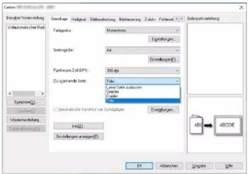 Engrange Synenrichtung Vollautomischer Hsd Faktigris: Monodrums Einklungen... Sofernquote: A4 Einklungen() Faktigris-Zahl(DPS) 305 dpi Zinsgemende Sede Faba Long-Satz ausgaben Sümler Cypfer Abk Automatische festechnische Schuldamer Einklungen... HAG Einklungen anlagen(S) OK Attenten Zugate Hier