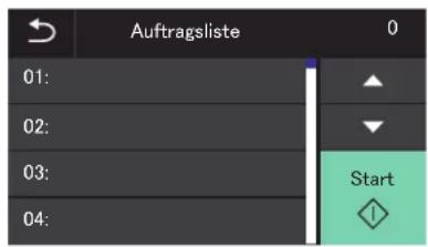 Auftragsliste 01: 02: 03: 04: Start