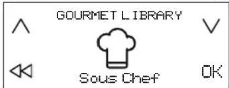 GOURMET LIBRARY Sous Chef OK