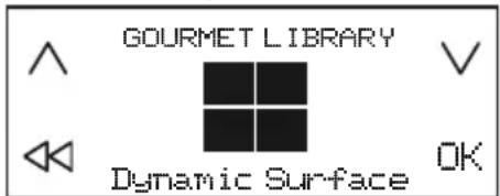 GOURMET LIBRARY Dynamic Surface OK