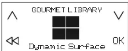 GOURMET LIBRARY Dynamic Surface OK