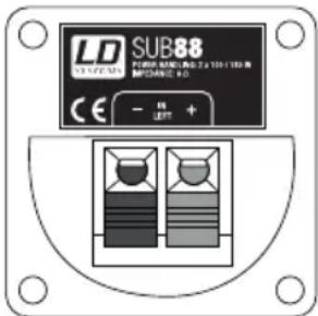 LD Systems SAT 82 G2 - SUB88 SAT OUT (SAT OUT LEFT shown) / (abgebildet SAT OUT LEFT) / SUB88 SAT OUT (sur l'illustration : SAT OUT LEFT) / SUB88 SAT OUT (en la figura SAT OUT LEFT) / SUB88 SAT OUT (na ilustracji SAT OUT LEFT) / SUB88 SAT OUT (nell'immagine SAT OUT LEFT) - 1