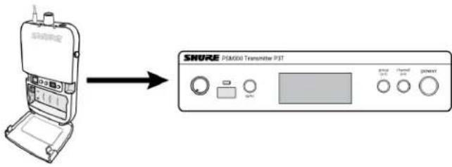 SHURE P3TE-K3E - Single Transmitter and Receiver - 1