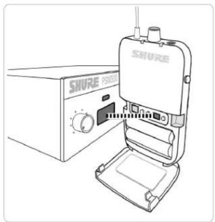 SHURE P3TE-K3E - Creating a Wireless Connection Between Receivers and Transmitters (Sync) - 1