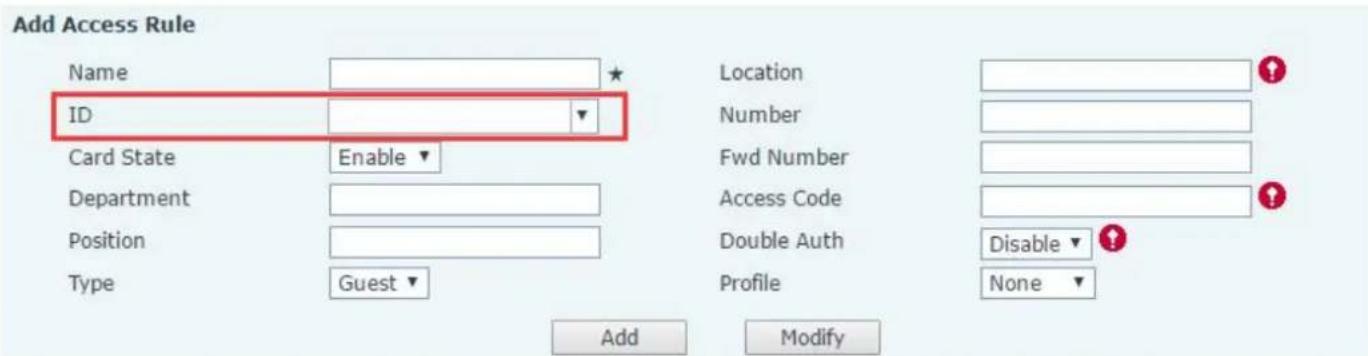 Fanvil I31s - Methods 3: use to add few cards - 1