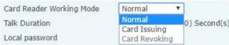 Fanvil I31s - - Delete user cards - 2