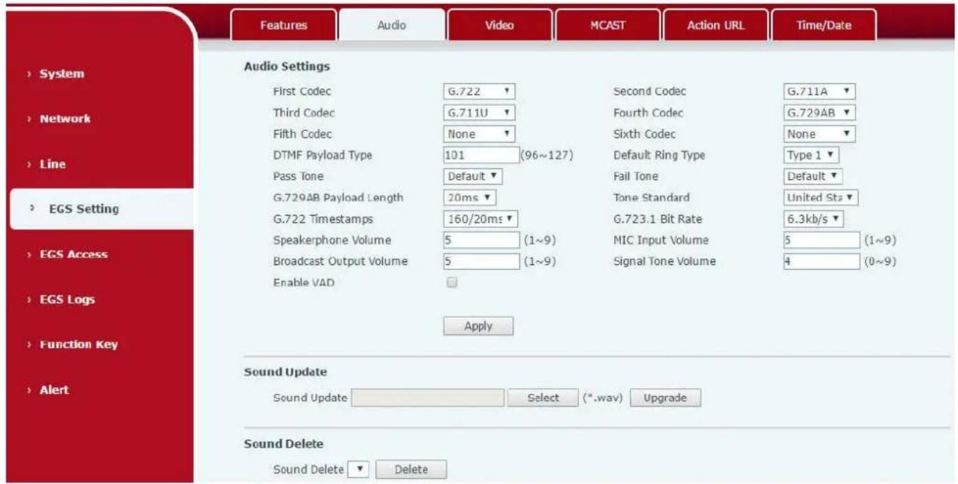 Fanvil I31s - b) Audio - 1