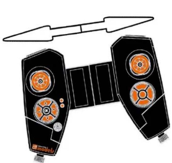 DF-Models SkyWatcher Pocket Racer - Smartphone-Halterung des Controllers: - 1