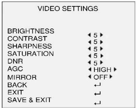 HiLook THC-T140-P - VIDEO SETTINGS - 1