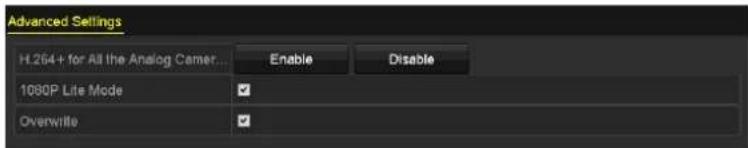 HiLook DVR-216G-K2 - Task 1: Enabling the 1080P Lite Mode - 1