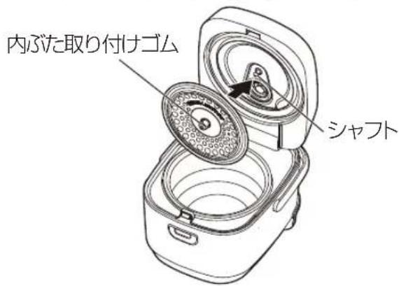 Iris Ohyama RC-MB30 - 内ぶたの取り外しかた・取り付けかた 取り外しかた - 2