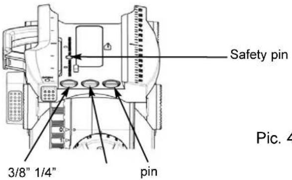Safety pin 3/8" 1/4" pin Pic. 4