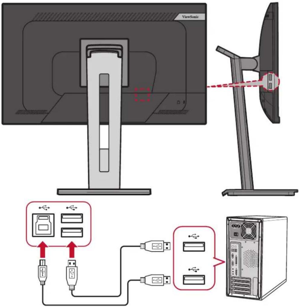 VIEWSONIC VG2448-PF - USB Connection - 1