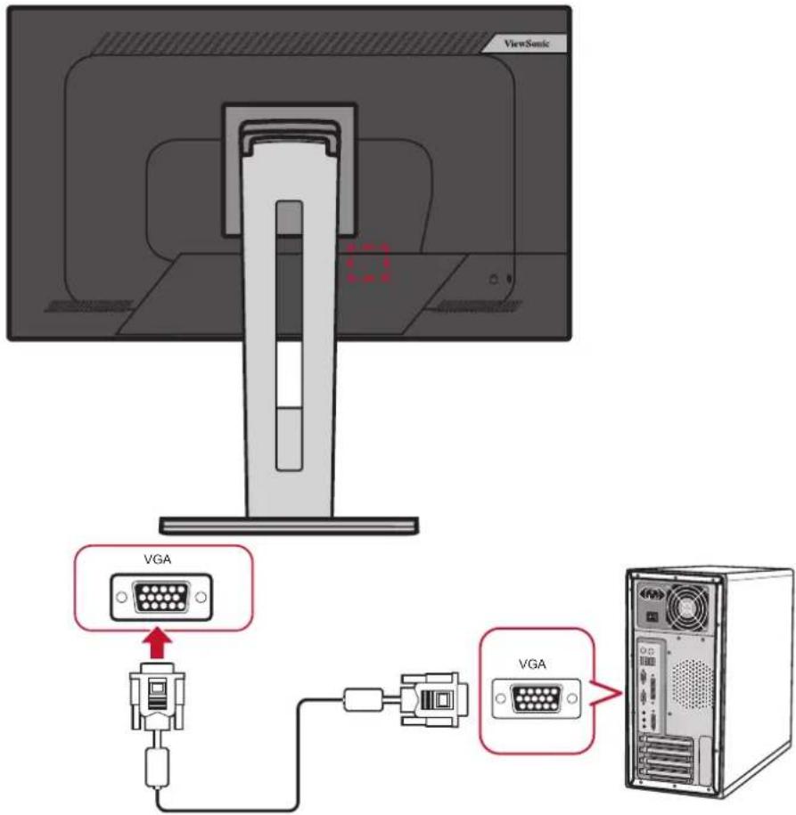 VIEWSONIC VG2448-PF - VGA Connection - 1