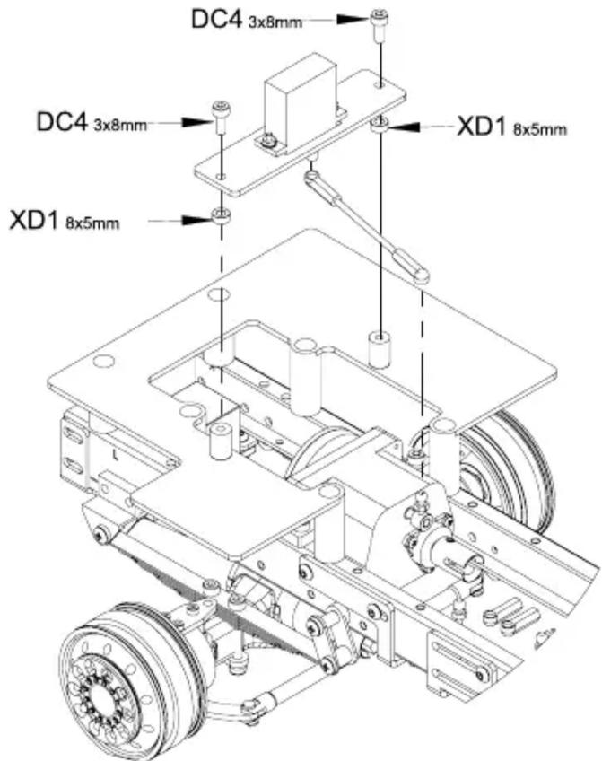 Carson Servo Mount - 1:14 SERVOHALTERUNG 2G SCHALTGETRIEBE - 11