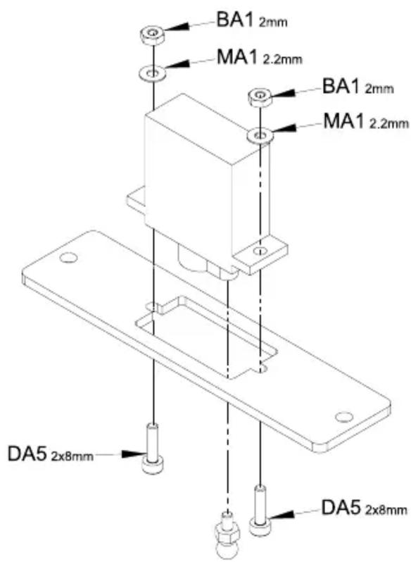 BA1 2mm MA1 2.2mm BA1 2mm MA1 2.2mm DA5 2x8mm DA5 2x8mm