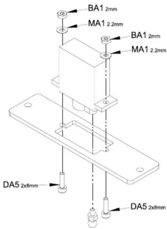 Carson Servo Mount - 1:14 SERVOHALTERUNG 2G SCHALTGETRIEBE - 6