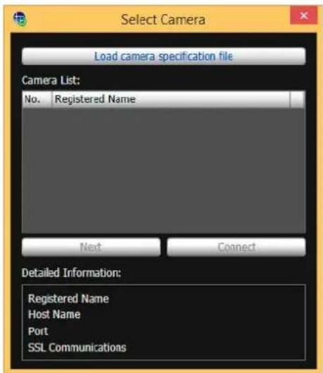 CANON VB-R11VE - Click [Load camera specification file]. - 1