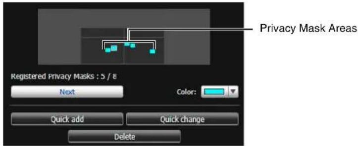 CANON VB-R11VE - How to Select a Privacy Mask - 1