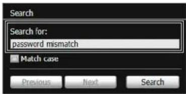 CANON VB-R11VE - Enter the search string into [Search for] in [Search]. - 1