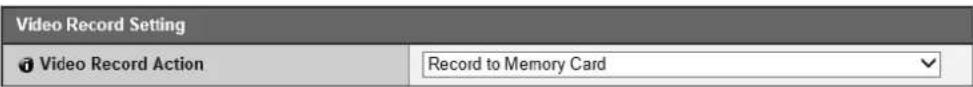 CANON VB-R11VE - Video Record Setting - 1