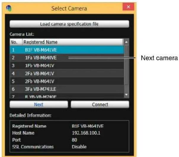 CANON VB-R11VE - Connect to the Next Camera - 1