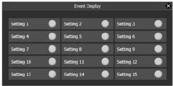 CANON VB-R11VE - Display Event Status - 2