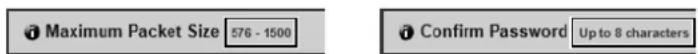 CANON VB-R11VE - Setting Ranges and Character Limits - 1