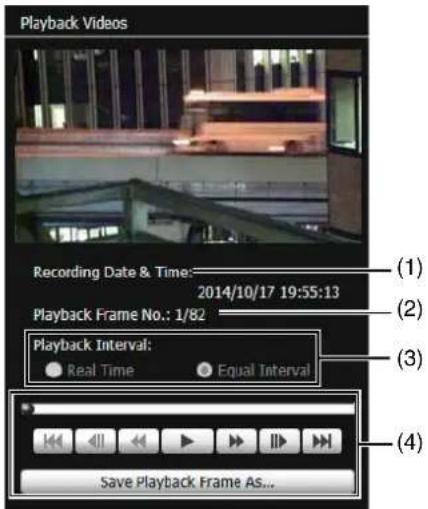 CANON VB-R11VE - Select JPEG video in the video list for playback. - 1
