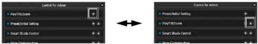 CANON VB-R11VE - Open/Close and Move Control Items - 2