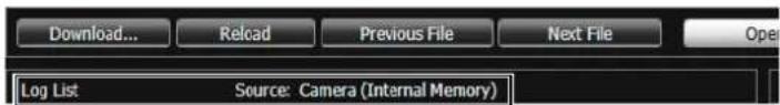 CANON VB-R11VE - Select a log file and click [Download]. - 1