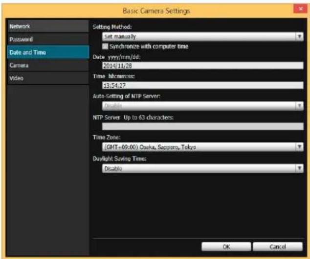 CANON VB-R11VE - Date and Time Settings - 1