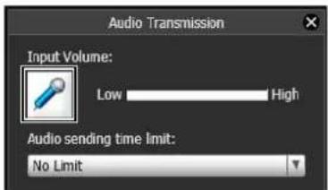 CANON VB-R11VE - Click the microphone button. - 1