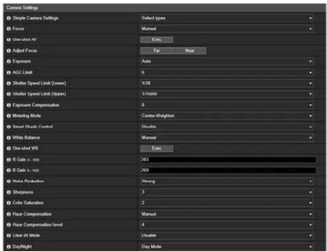CANON VB-H761LVE - [Camera] > [Initial Settings] Setting Initial Video Settings - 2