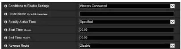 CANON VB-H761LVE - Tour Route Settings - 2