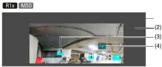 CANON VB-H761LVE - ■ Privacy Mask Registration Area - 1