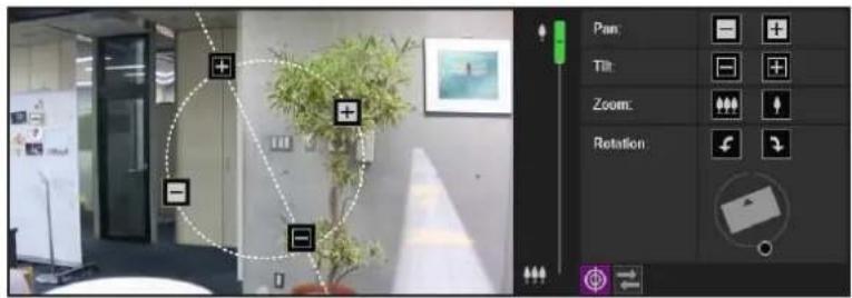 CANON VB-H761LVE - - Configuring the Settings with the Operation Buttons and Sliders - 5