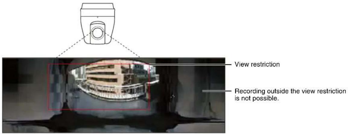CANON VB-H761LVE - Setting View Restriction - 2