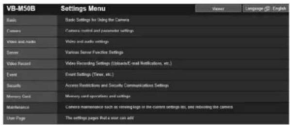 CANON VB-H761LVE - Step 6 Adjusting Advanced Settings According to its Use - 1